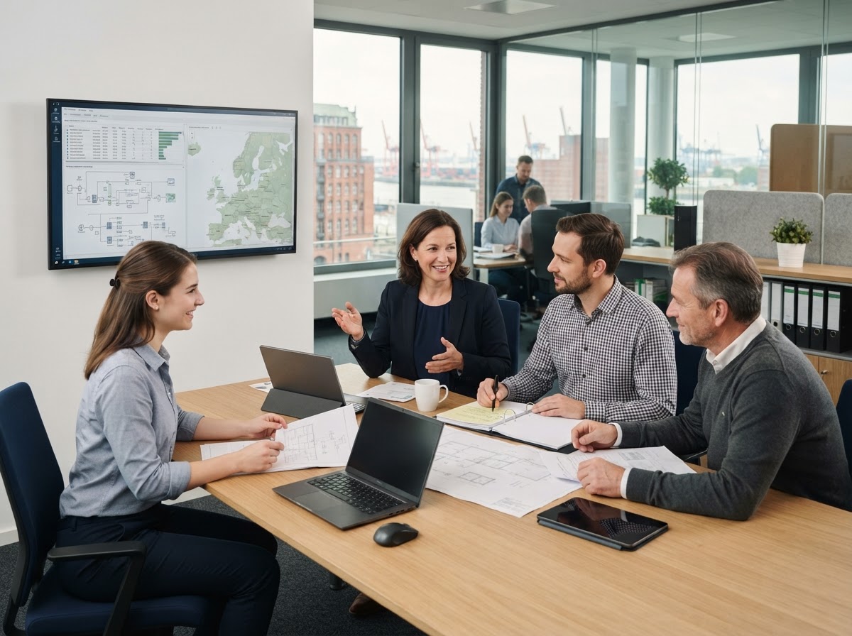Nyrqelvax-Trade Team bei der Analyse von Marktmodellen